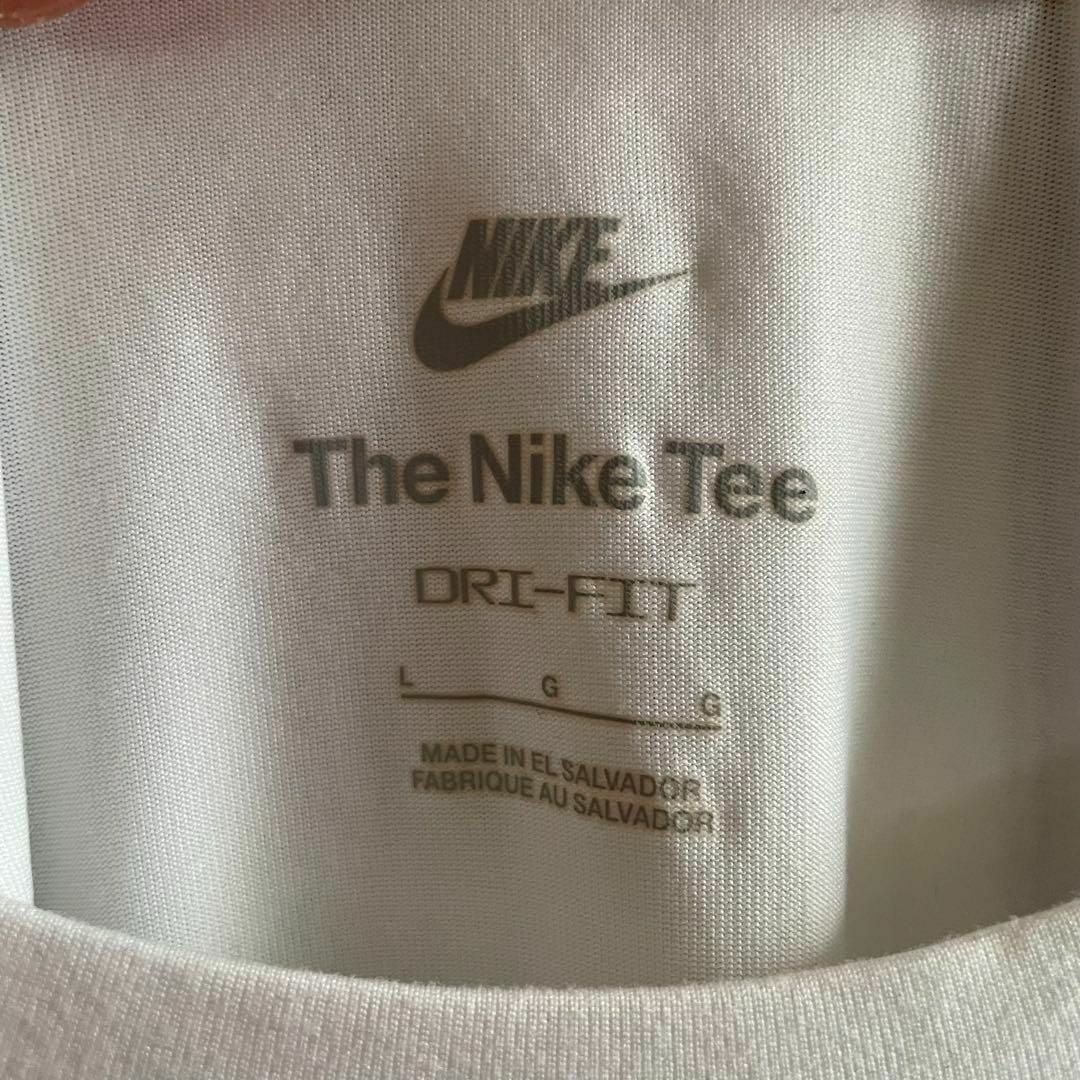 NIKE - 【美品】NIKE 長袖Tシャツ Lサイズ ホワイトDRI-FITの NIKE - 【美品】NIKE 長袖Tシャツ Lサイズ ホワイトDRI-FITの