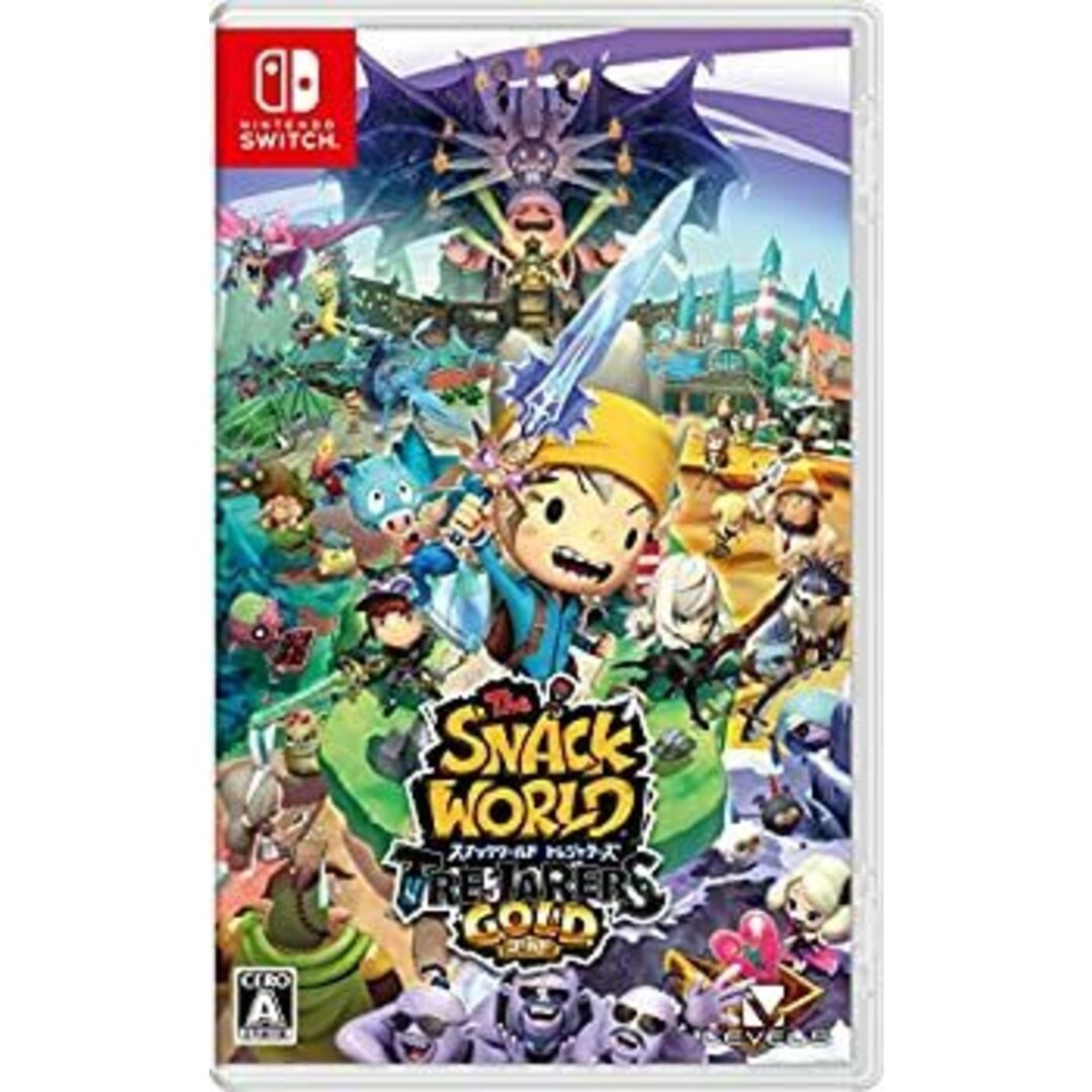 スナックワールドトレジャラーズ ゴールド (限定ジャラ「クリスタルソードZ-α」 同梱) - Switch エンタメ/ホビーのゲームソフト/ゲーム機本体(その他)の商品写真