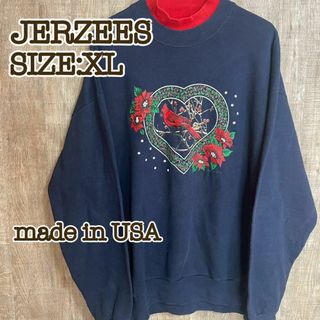 JERZEES - JERZEES(ジャージーズ) 90S USA製 刺繍 コットン JERZEES - JERZEES(ジャージーズ) 90S USA製 刺繍 コットン