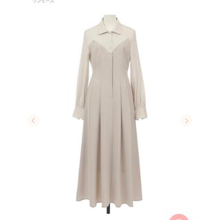 COCO DEAL - ココディール オーガンジーシャツ ニットワンピース COCO DEAL - ココディール オーガンジーシャツ ニットワンピース