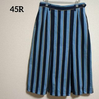 45R - 美品 45R クシュクシュギンガムチェックのスカート 0 45R - 美品 45R クシュクシュギンガムチェックのスカート 0