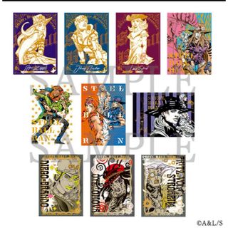 JOJO - ジョジョキャラバン SBR 箔押しクリアカードコレクション JOJO - ジョジョキャラバン SBR 箔押しクリアカードコレクション