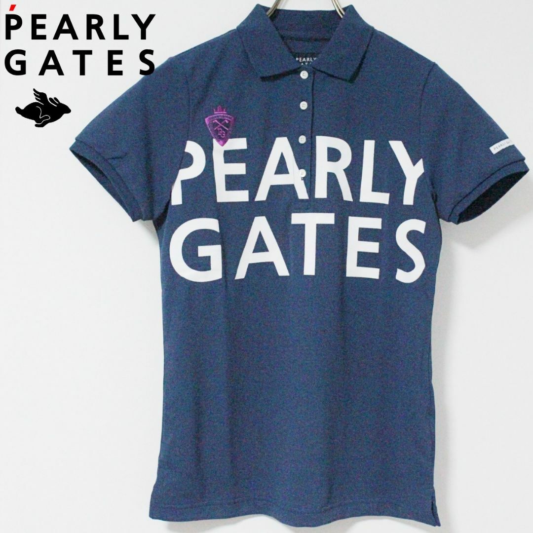 PEARLY GATES - 新品 パーリーゲイツ ビッグロゴ エンブレム刺繍 PEARLY GATES - 新品 パーリーゲイツ ビッグロゴ エンブレム刺繍