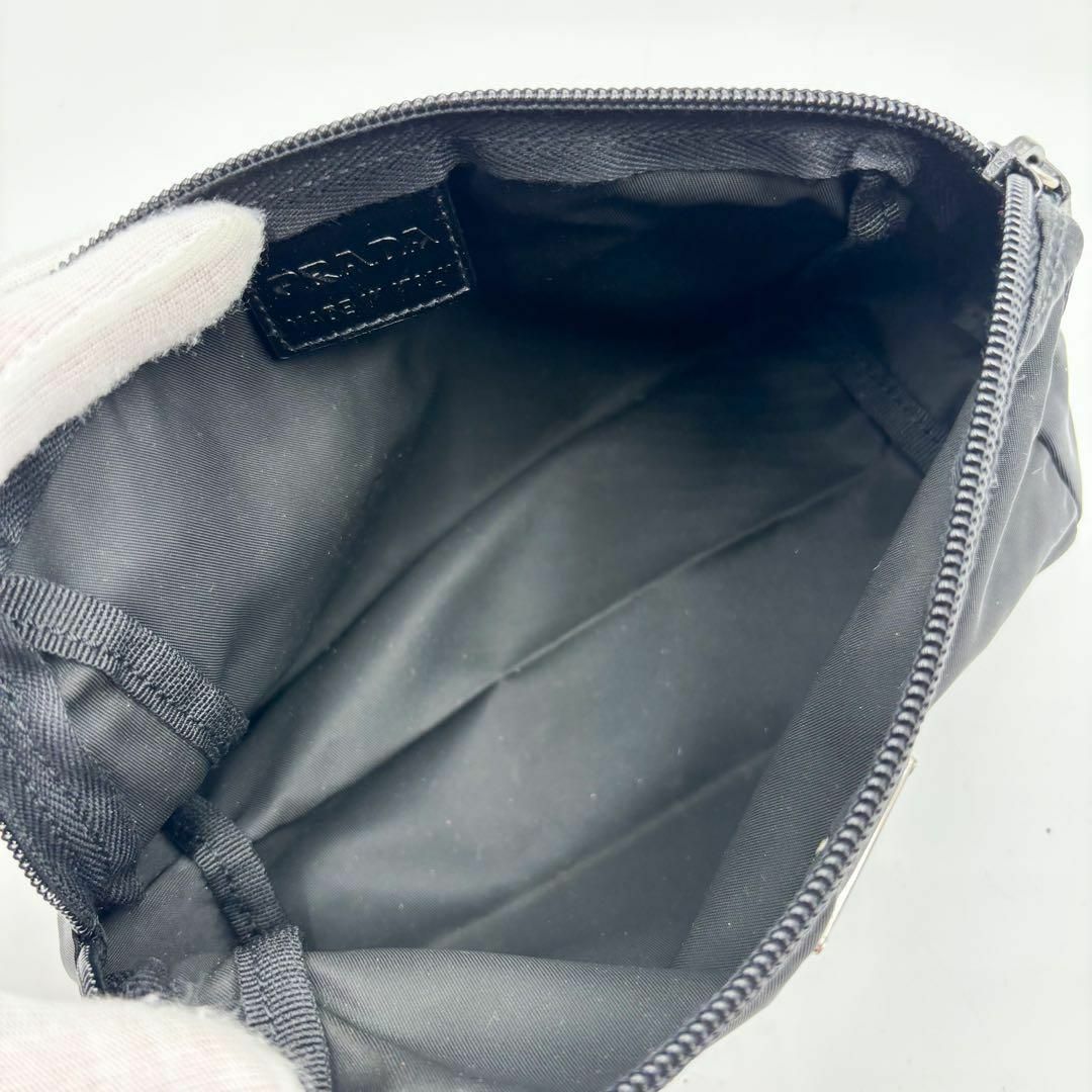 PRADA - 美品✨ プラダ PRADA ポーチ テスートナイロン ブラック PRADA - 美品✨ プラダ PRADA ポーチ テスートナイロン ブラック