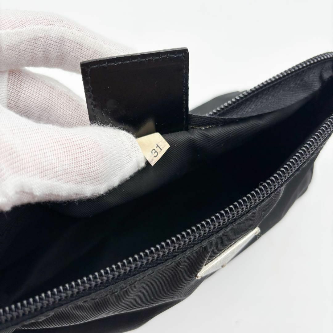 PRADA - 美品✨ プラダ PRADA ポーチ テスートナイロン ブラック PRADA - 美品✨ プラダ PRADA ポーチ テスートナイロン ブラック