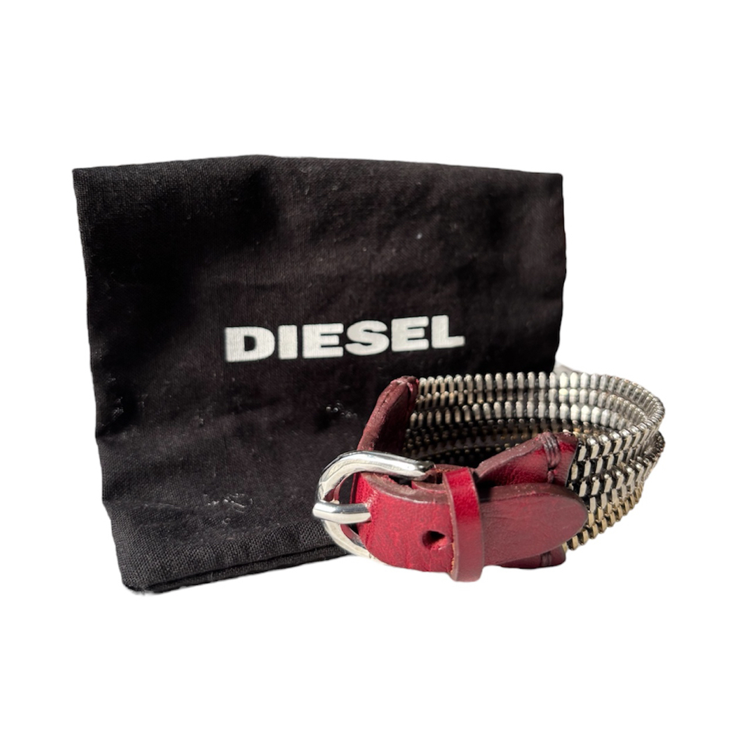 DIESEL - DIESEL レザー ファスナー ブレスレットの通販 by CD DIESEL - DIESEL レザー ファスナー ブレスレットの通販 by CD
