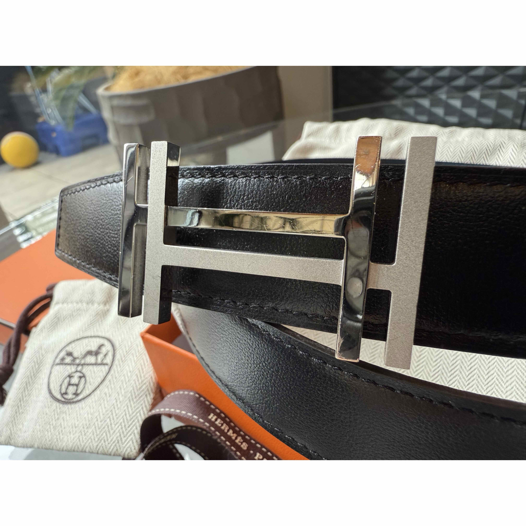 HERMES - HERMES エルメス ベルトバックル Hオカレ リバーシブル HERMES - HERMES エルメス ベルトバックル Hオカレ リバーシブル