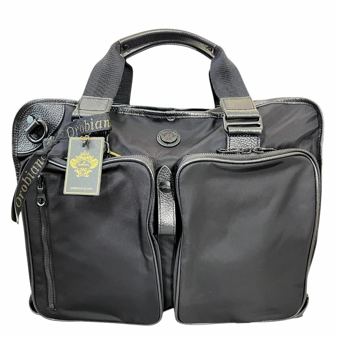 Orobianco - 完売◇オロビアンコ3WAYオールブラック ブリーフ Orobianco - 完売◇オロビアンコ3WAYオールブラック ブリーフ