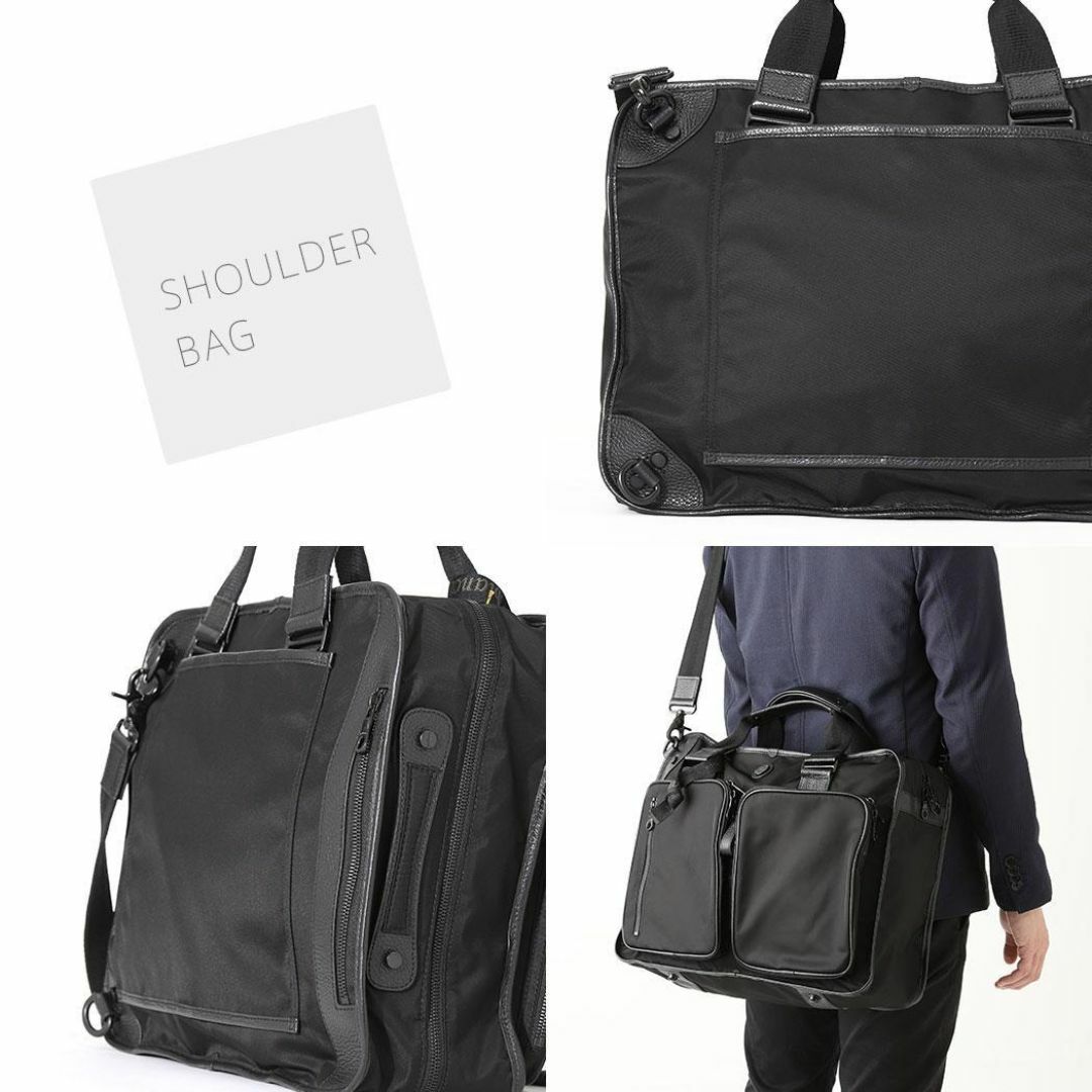 Orobianco - 完売◇オロビアンコ3WAYオールブラック ブリーフ Orobianco - 完売◇オロビアンコ3WAYオールブラック ブリーフ