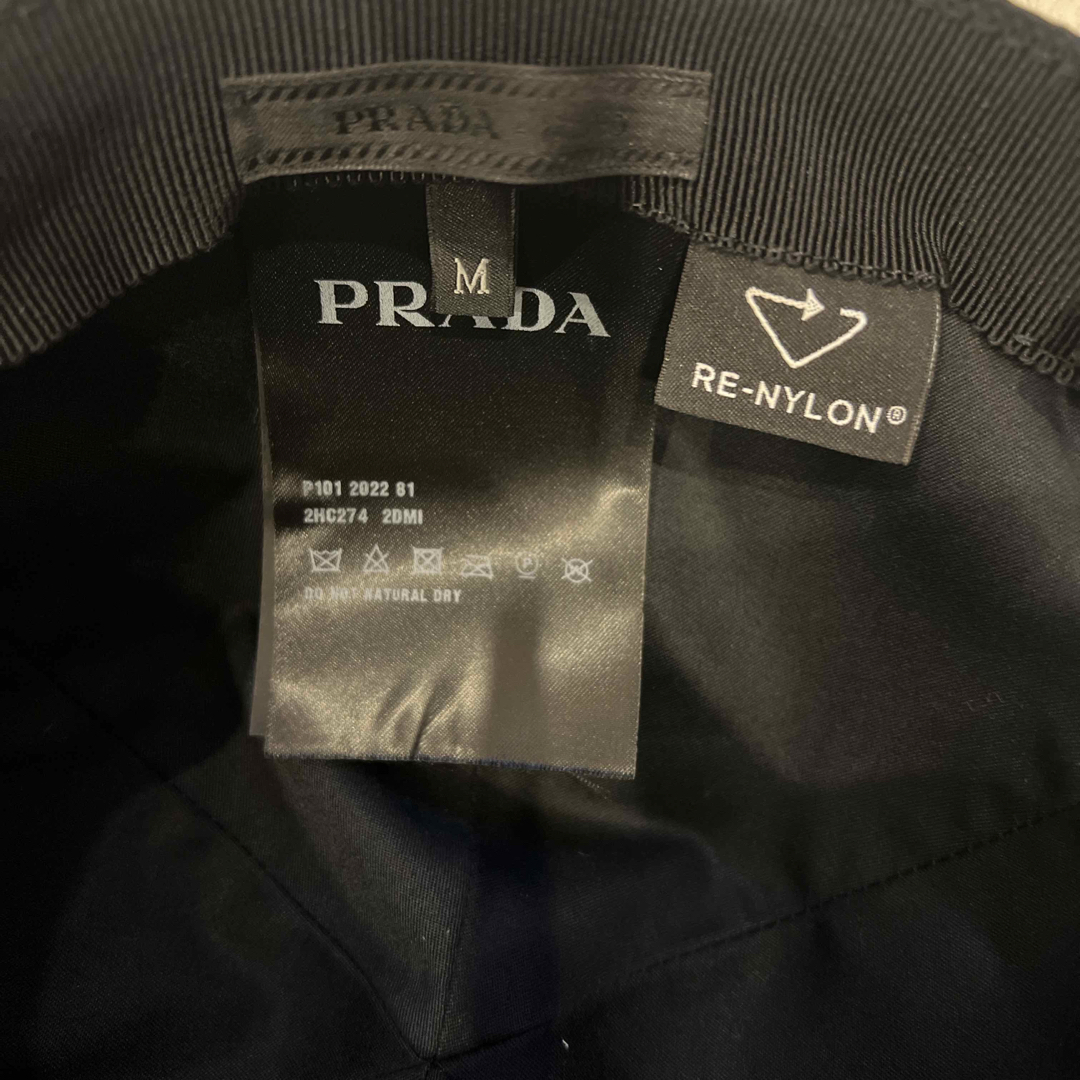 PRADA - PRADA Re-Nylon ベースボールキャップ 黒Mの通販 by PRADA - PRADA Re-Nylon ベースボールキャップ 黒Mの通販 by