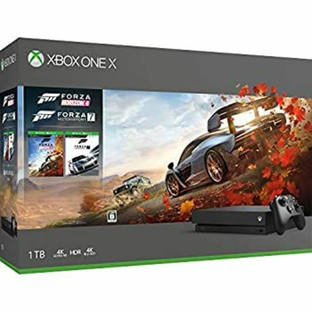 Xbox One X Forza Horizon 4/Forza Motorsport 7 同梱版 (CYV-00062) エンタメ/ホビーのゲームソフト/ゲーム機本体(その他)の商品写真