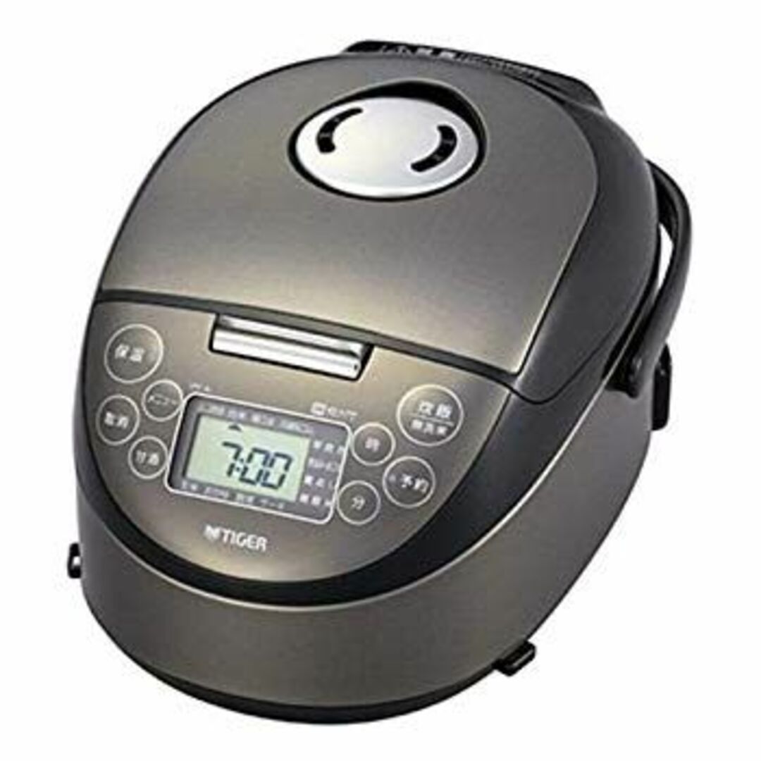 タイガー IH炊飯ジャー(3合炊き) サテンブラックTIGER 炊きたて JPF-A550-K mxn26g8 スマホ/家電/カメラの調理家電(炊飯器)の商品写真
