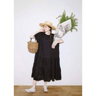 nest Robe - け0241様専用◟̆◞̆ ❁ネストローブ ブラックリネン nest Robe - け0241様専用◟̆◞̆ ❁ネストローブ ブラックリネン