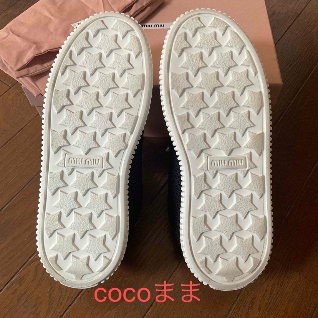 MIU MIU - miumiu スニーカーの通販 by cocoまま's shop|ミュウ MIU MIU - miumiu スニーカーの通販 by cocoまま's shop|ミュウ