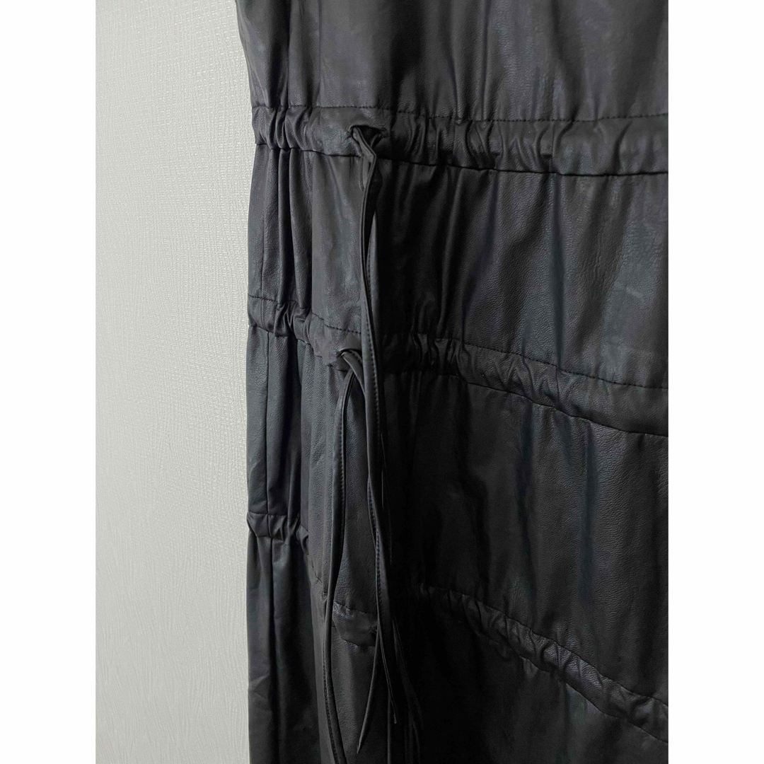 MM6 - 【新品】MM6 MaisonMargiela フェイクレザー ワンピースの MM6 - 【新品】MM6 MaisonMargiela フェイクレザー ワンピースの