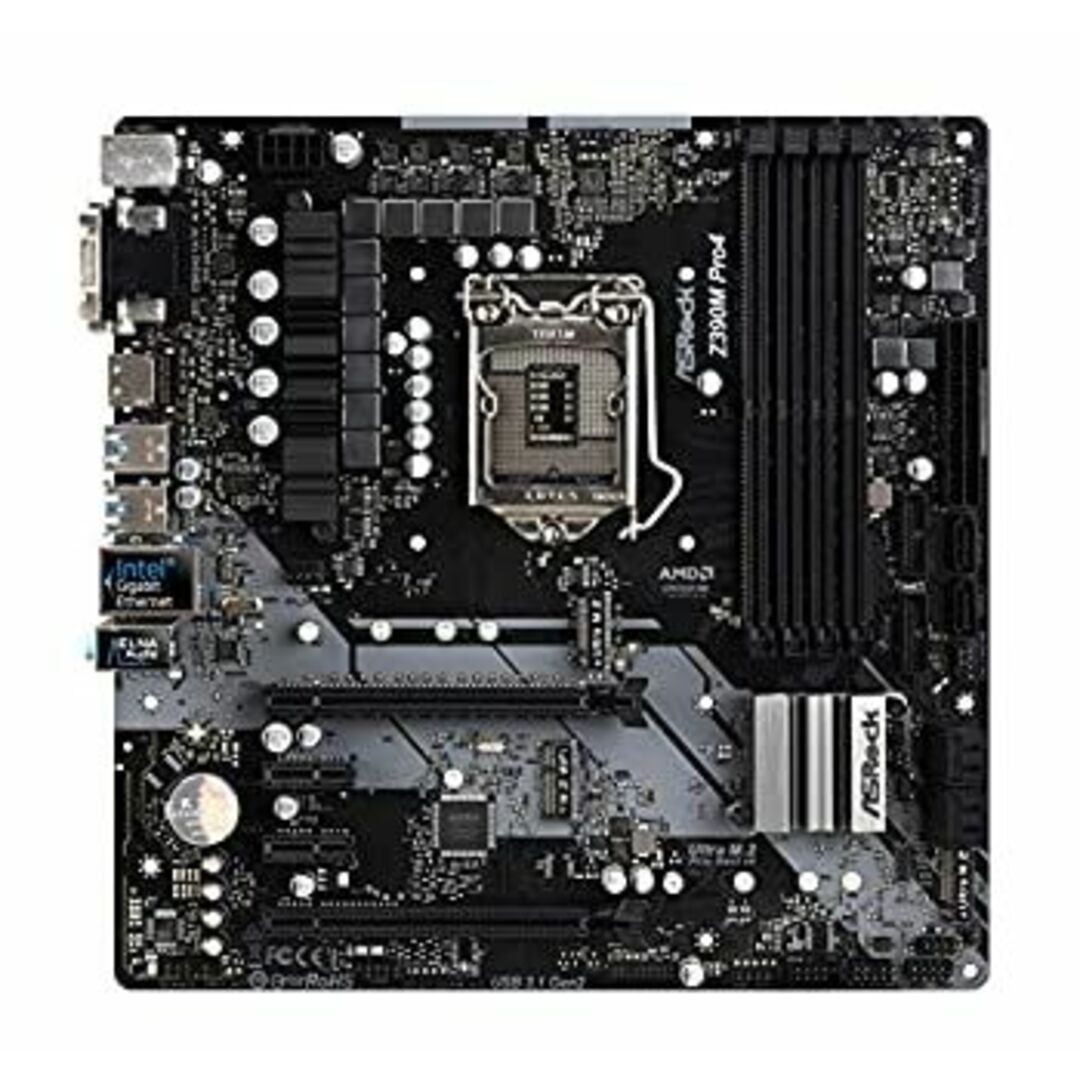 ASRock Intel Z390 チップセット搭載 ATX マザーボード Z390 Pro4 スマホ/家電/カメラのPC/タブレット(PCパーツ)の商品写真