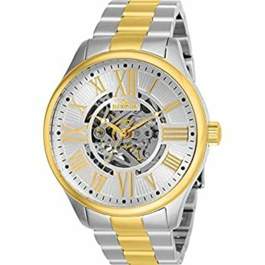 その他 Invicta Men's 27557 Objet D Art Automatic 3 Hand Silver Dial Watch