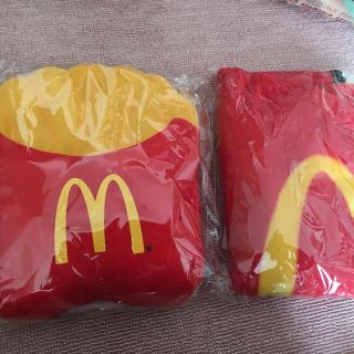 マクドナルド(マクドナルド)のマック福袋 クッション、膝掛け(ぬいぐるみ)