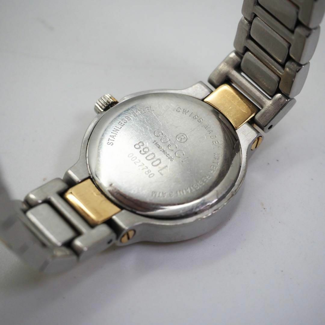 GUCCI - 712 GUCCI 8900L デイト コンビ レディース 時計 GUCCI - 712 GUCCI 8900L デイト コンビ レディース 時計