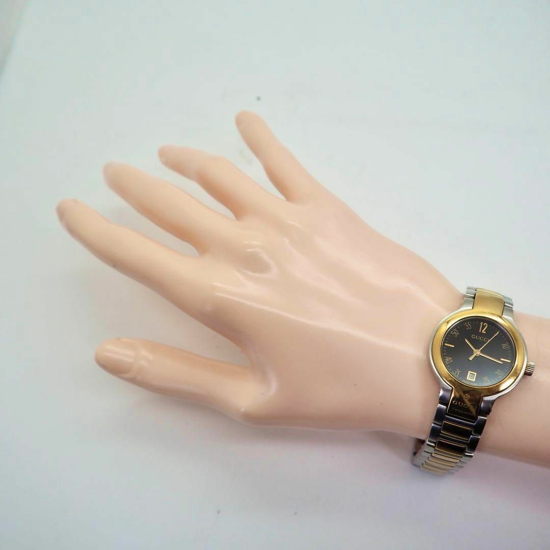 GUCCI - 712 GUCCI 8900L デイト コンビ レディース 時計 GUCCI - 712 GUCCI 8900L デイト コンビ レディース 時計