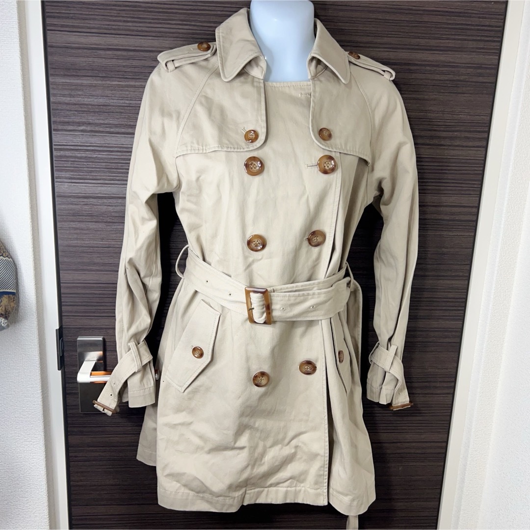 nano・universe - ナノユニバース トレンチコート ベージュ 春服 nano・universe - ナノユニバース トレンチコート ベージュ 春服