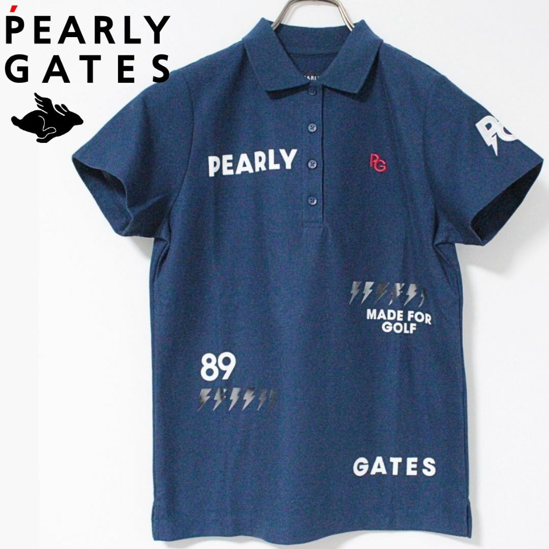PEARLY GATES - 新品 パーリーゲイツ エレキ反射 ロゴプリント PEARLY GATES - 新品 パーリーゲイツ エレキ反射 ロゴプリント