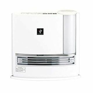 シャープ プラズマクラスター塔載 加湿セラミックファンヒーター ホワイト HX-J120-W 6 畳(その他)