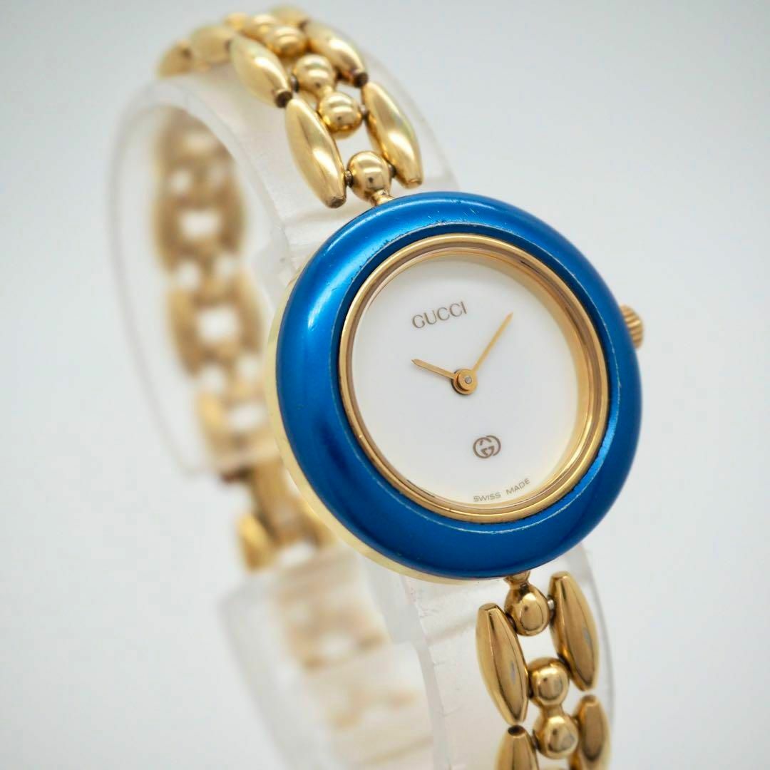 GUCCI - 285 GUCCI レディース 時計 チェンジベゼル ゴールド GUCCI - 285 GUCCI レディース 時計 チェンジベゼル ゴールド