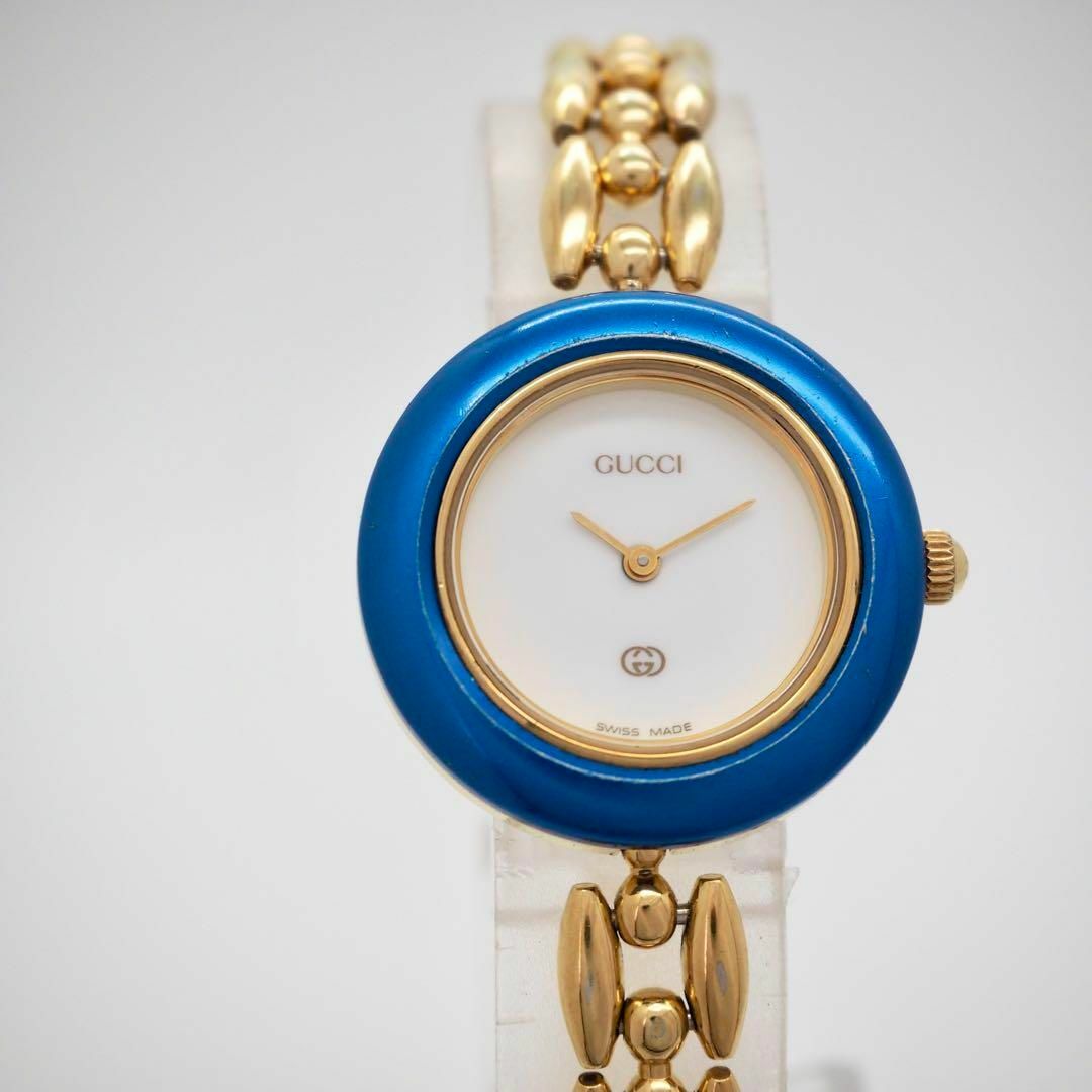 GUCCI - 285 GUCCI レディース 時計 チェンジベゼル ゴールド GUCCI - 285 GUCCI レディース 時計 チェンジベゼル ゴールド
