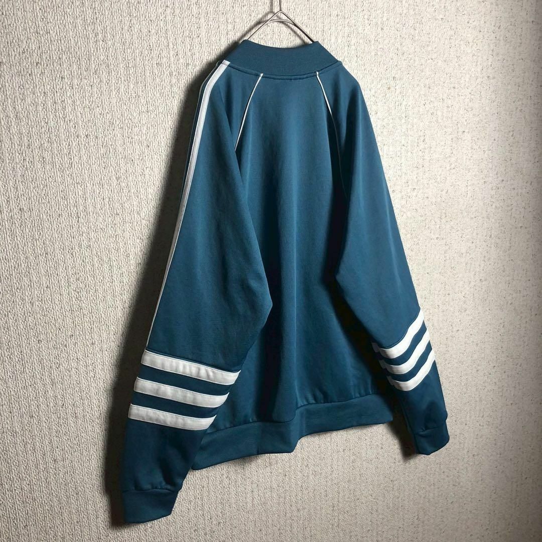 adidas - 【希少デザイン】adidasジャージSSTくすみブルー 青 adidas - 【希少デザイン】adidasジャージSSTくすみブルー 青
