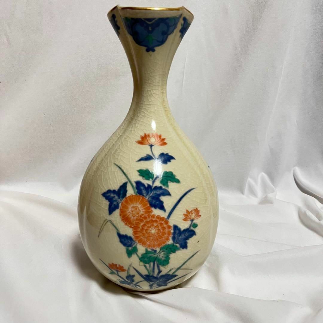 有田焼 - 未使用 木仙窯 花瓶 30cm 菖蒲 菊 牡丹 花器 花生 花入 有田焼 - 未使用 木仙窯 花瓶 30cm 菖蒲 菊 牡丹 花器 花生 花入