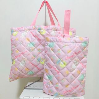 新品 SALE 定価3,410円 サンリオ キルトレッスンバッグ &シューズ