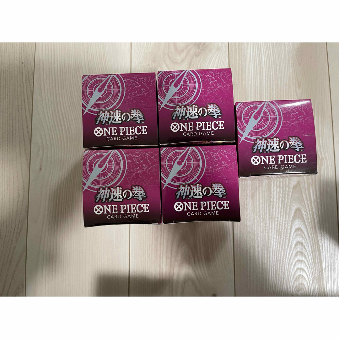 ONE PIECE - 神速の拳　5BOX 新品未開封