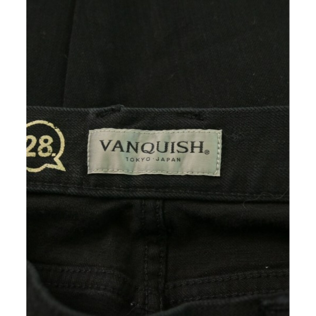 VANQUISH - VANQUISH ヴァンキッシュ デニムパンツ 28(S位) 黒 VANQUISH - VANQUISH ヴァンキッシュ デニムパンツ 28(S位) 黒