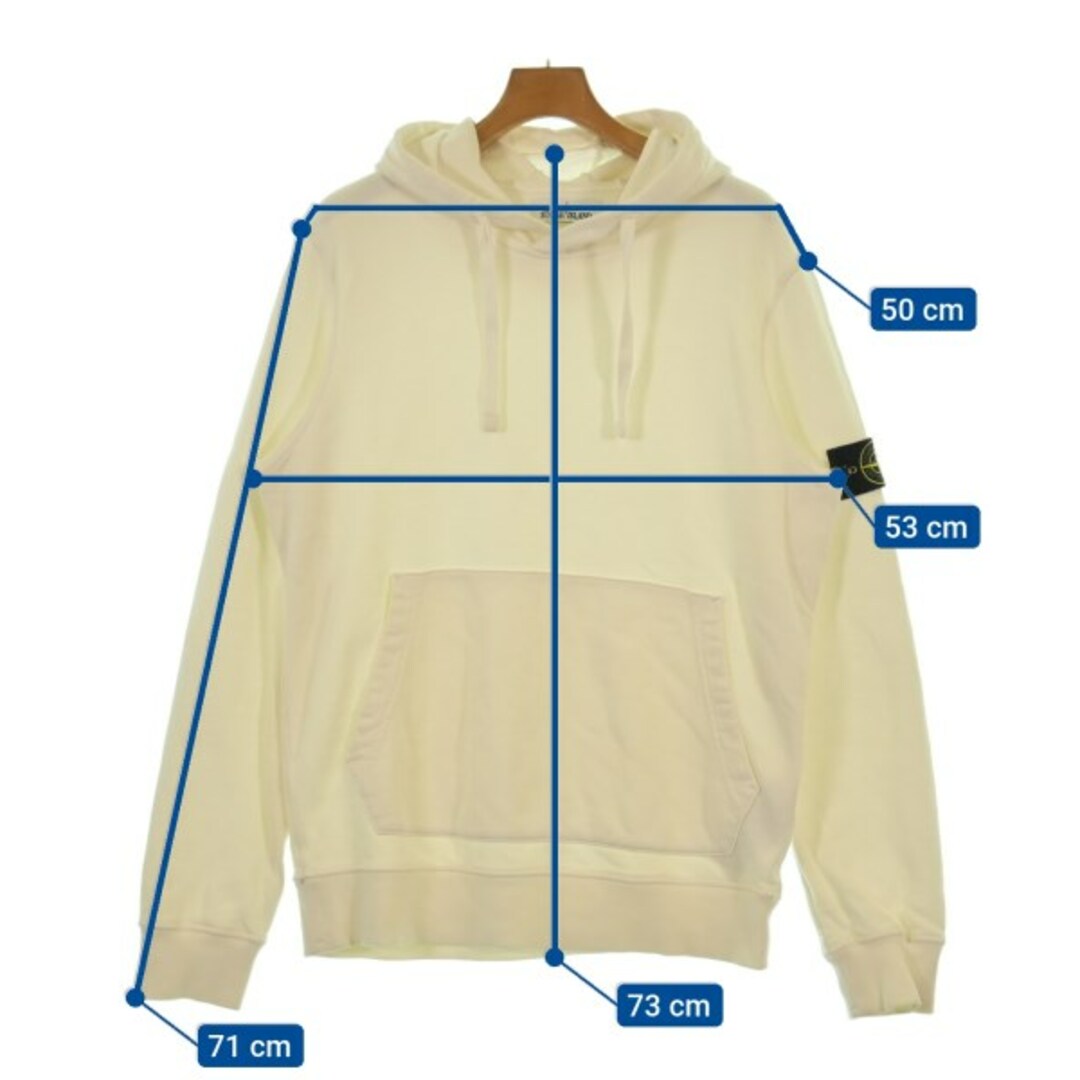 STONE ISLAND - STONE ISLAND ストーンアイランド パーカー L 白 STONE ISLAND - STONE ISLAND ストーンアイランド パーカー L 白