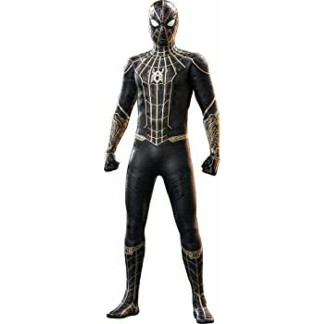 ムービー・マスターピース スパイダーマン:ノー・ウェイ・ホーム スパイダーマン ブラック&ゴールドスーツ版 1/6スケールフィギュア