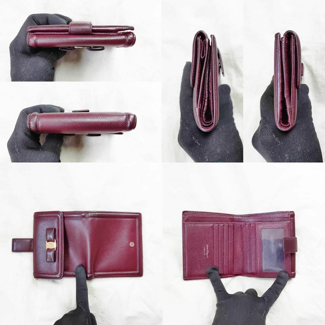 Salvatore Ferragamo - 箱付き 良品 フェラガモ Ferragamo 折り Salvatore Ferragamo - 箱付き 良品 フェラガモ Ferragamo 折り