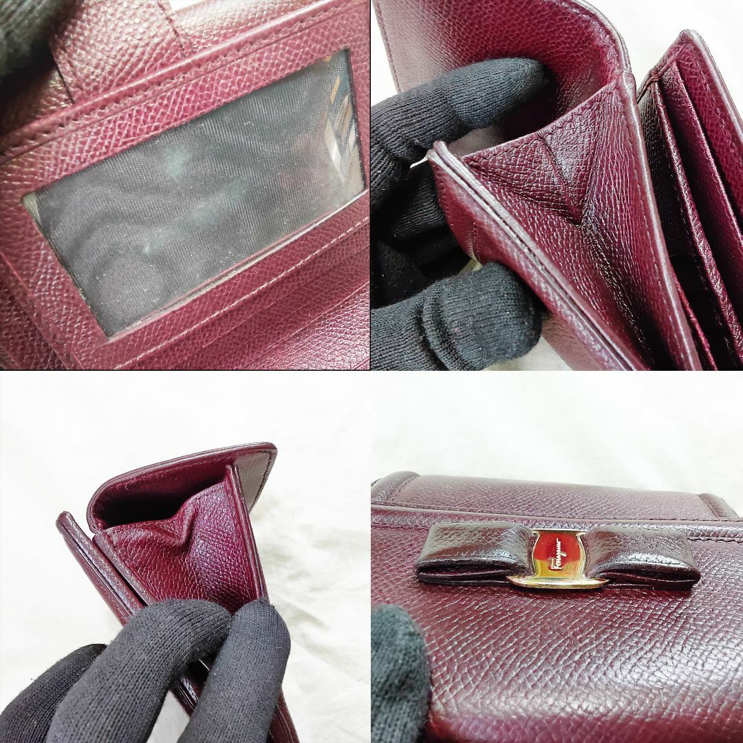 Salvatore Ferragamo - 箱付き 良品 フェラガモ Ferragamo 折り Salvatore Ferragamo - 箱付き 良品 フェラガモ Ferragamo 折り