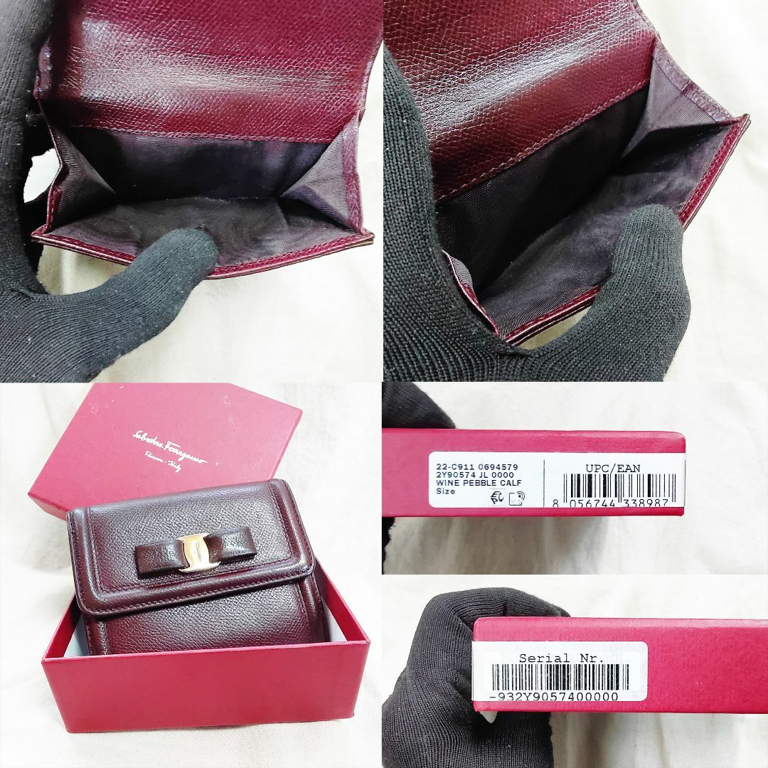 Salvatore Ferragamo - 箱付き 良品 フェラガモ Ferragamo 折り Salvatore Ferragamo - 箱付き 良品 フェラガモ Ferragamo 折り