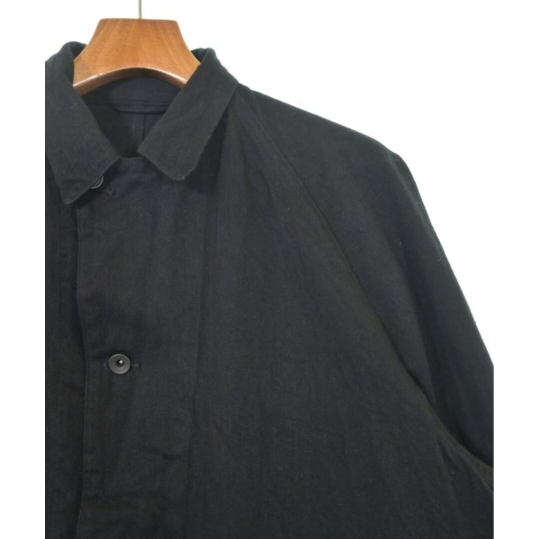 COMOLI - COMOLI コモリ カバーオール 3(L位) 黒 【古着】【中古 COMOLI - COMOLI コモリ カバーオール 3(L位) 黒 【古着】【中古