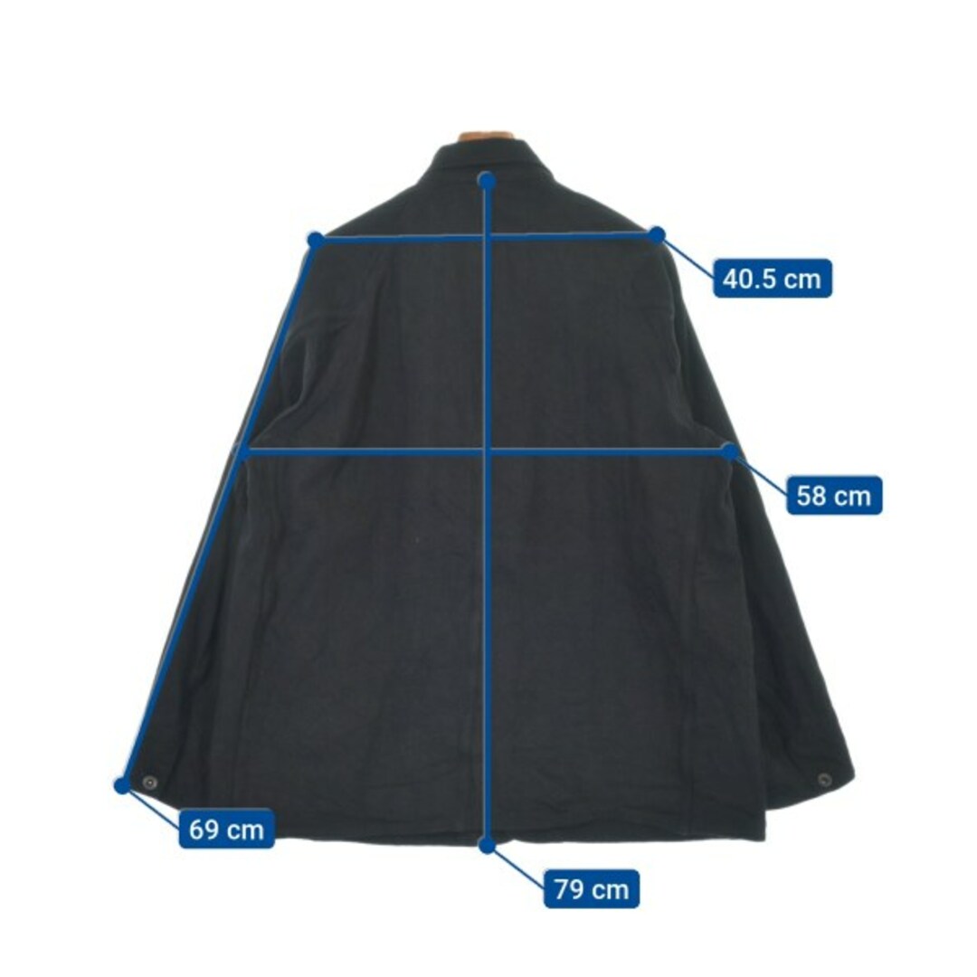 COMOLI - COMOLI コモリ カバーオール 3(L位) 黒 【古着】【中古 COMOLI - COMOLI コモリ カバーオール 3(L位) 黒 【古着】【中古