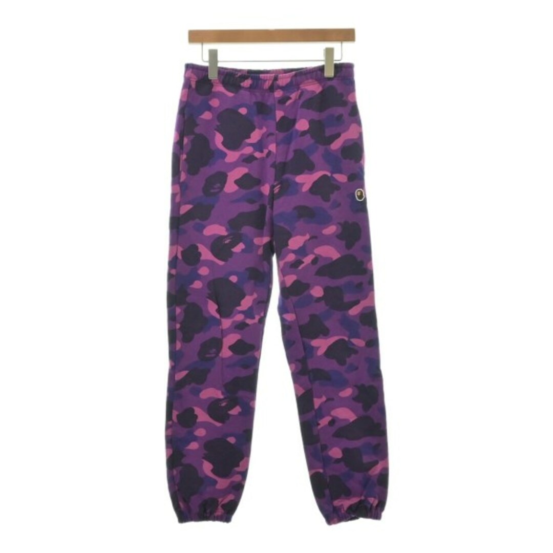 A BATHING APE - A BATHING APE スウェットパンツ S 紫xピンクx A BATHING APE - A BATHING APE スウェットパンツ S 紫xピンクx