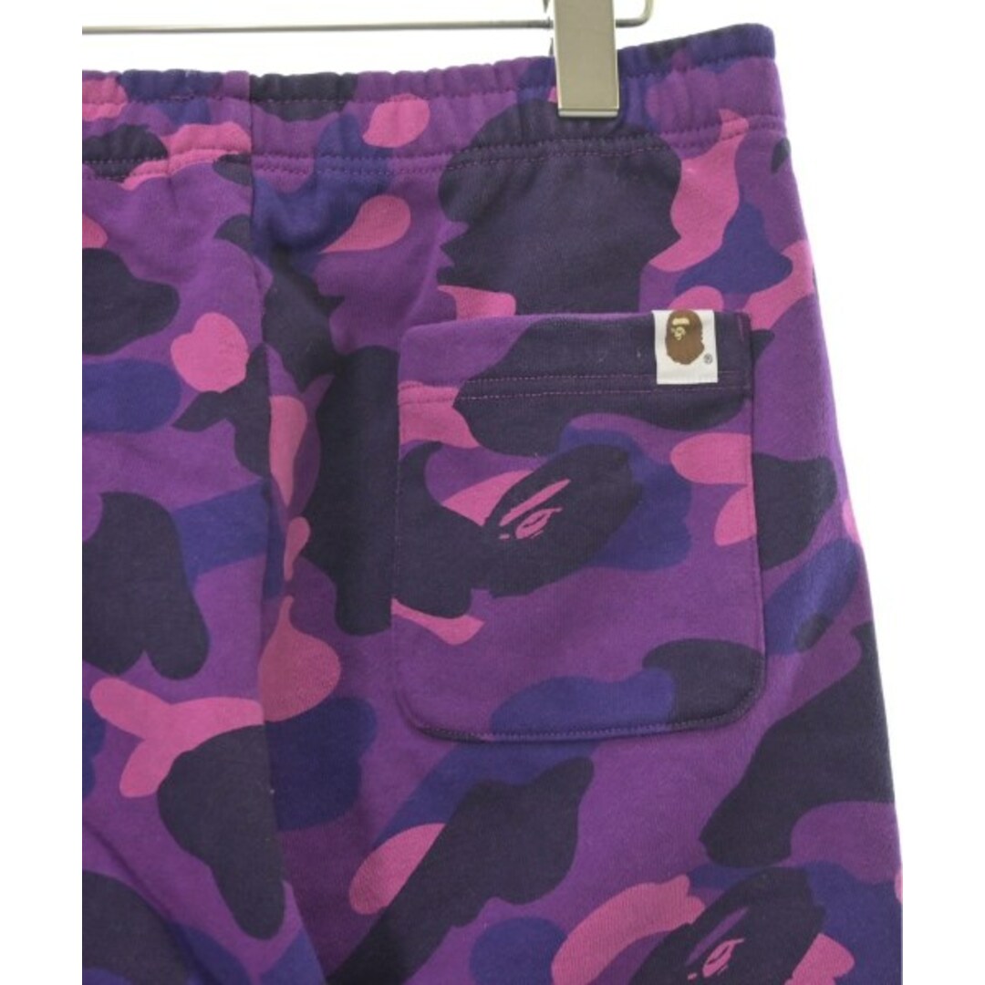 A BATHING APE - A BATHING APE スウェットパンツ S 紫xピンクx A BATHING APE - A BATHING APE スウェットパンツ S 紫xピンクx