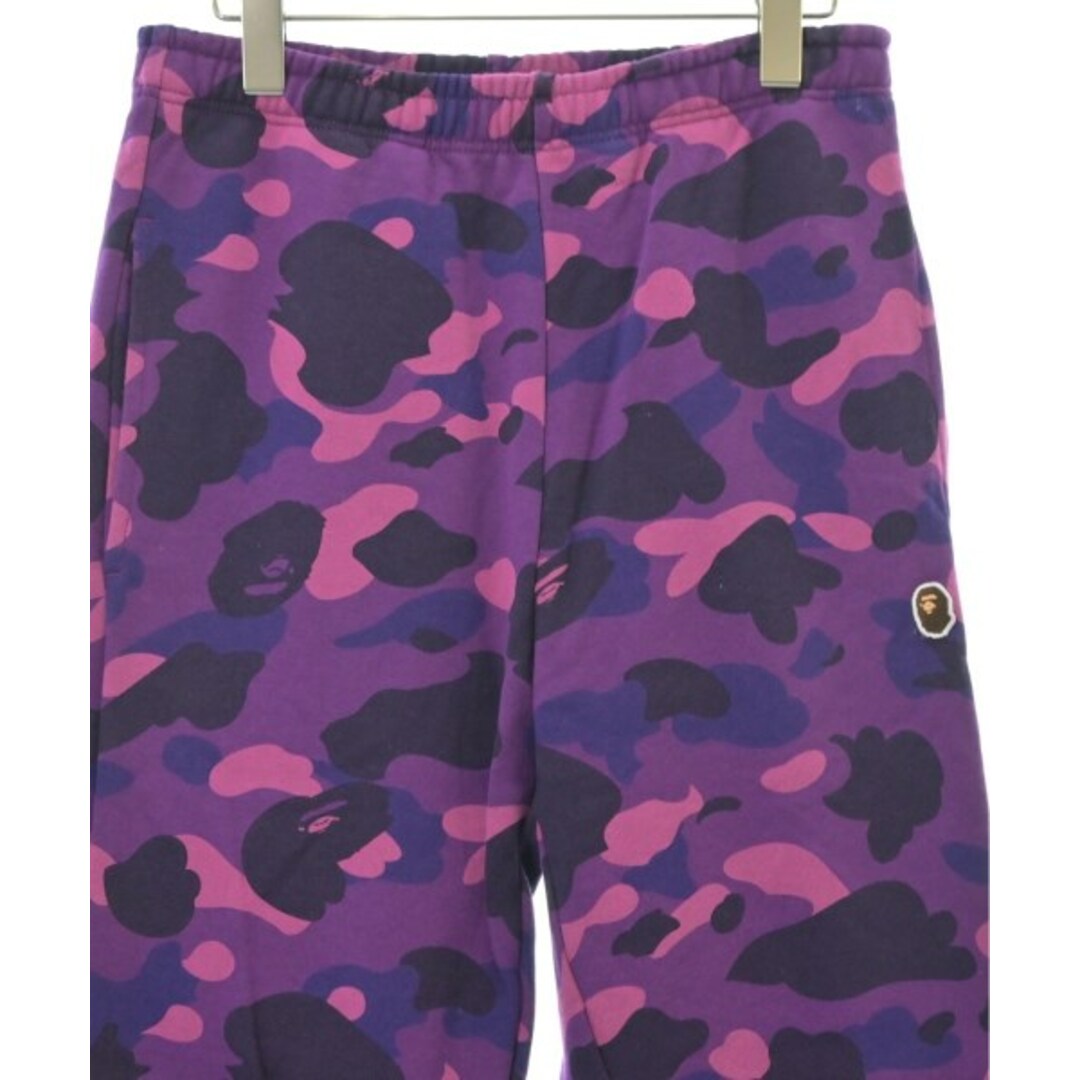 A BATHING APE - A BATHING APE スウェットパンツ S 紫xピンクx A BATHING APE - A BATHING APE スウェットパンツ S 紫xピンクx