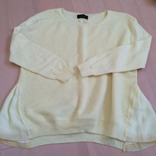 ジャスグリッティー(JUSGLITTY)のジャスグリッティー♡ニットイエロー(ニット/セーター)