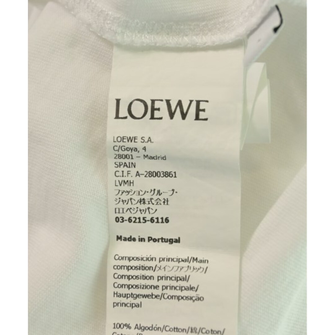 LOEWE - LOEWE ロエベ Tシャツ・カットソー M 白 【古着】【中古 LOEWE - LOEWE ロエベ Tシャツ・カットソー M 白 【古着】【中古