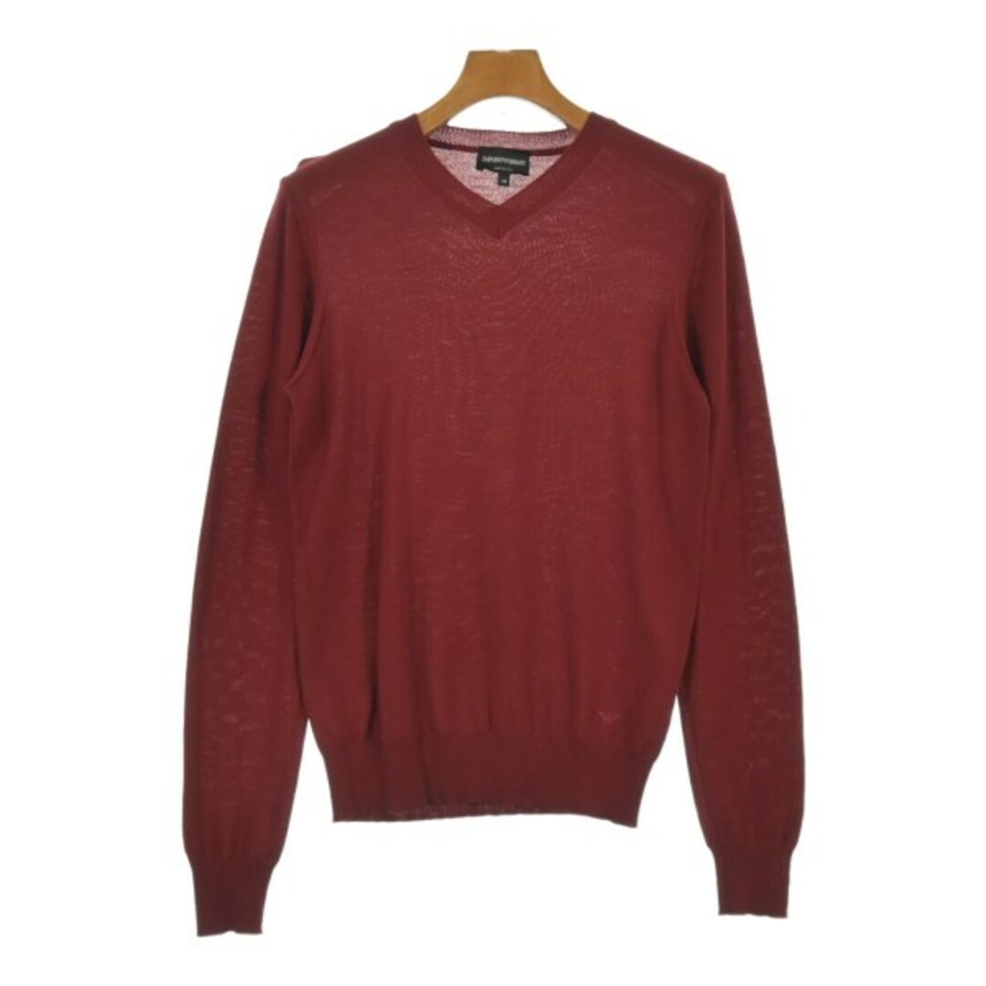EMPORIO ARMANI - EMPORIO ARMANI ニット・セーター 46(M位) 赤 EMPORIO ARMANI - EMPORIO ARMANI ニット・セーター 46(M位) 赤