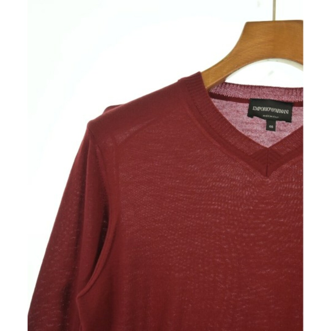 EMPORIO ARMANI - EMPORIO ARMANI ニット・セーター 46(M位) 赤 EMPORIO ARMANI - EMPORIO ARMANI ニット・セーター 46(M位) 赤