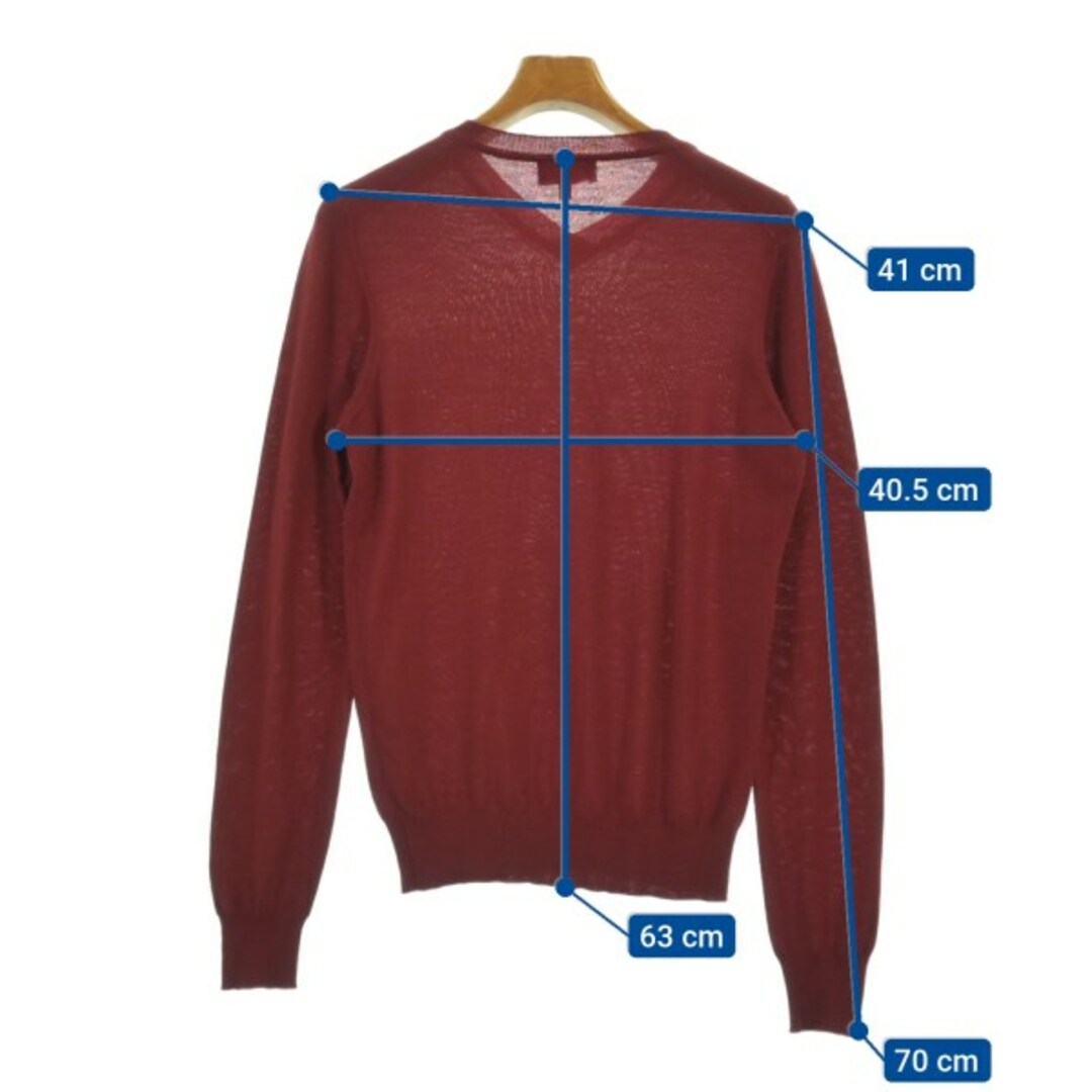 EMPORIO ARMANI - EMPORIO ARMANI ニット・セーター 46(M位) 赤 EMPORIO ARMANI - EMPORIO ARMANI ニット・セーター 46(M位) 赤