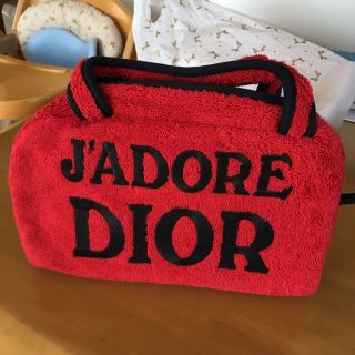 クリスチャンディオール(Christian Dior)のクリスチャンディオールミニバック パイル生地(ボストンバッグ)